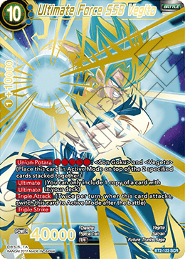 BT2-123 - Ultimate Force SSB Vegito - Secret Rare (SCR)