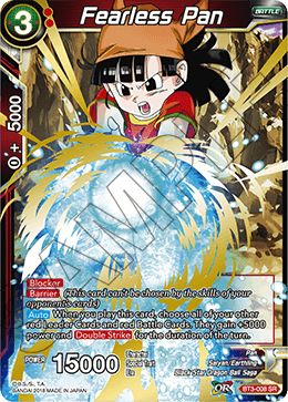 BT3-008 - Fearless Pan - Super Rare (SR)