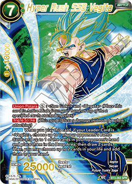 BT3-063 - Hyper Rush SSB Vegito - Special Rare (SPR)