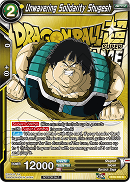 BT3-100 - Unwavering Solidarity Shugesh (Banned) - Stamped