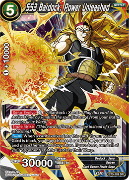 BT3-109 - SS3 Bardock,Power Unleashed - Super Rare (SR)