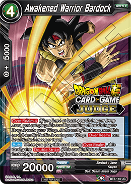 BT3-110 - Awakened Warrior Bardock - Judge L1