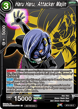 BT3-120 - Haru Haru, Attacker Majin - Alt Art