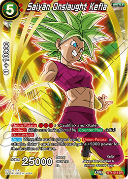 BT4-019 - Saiyan Onslaught Kefla - Super Rare (SR)