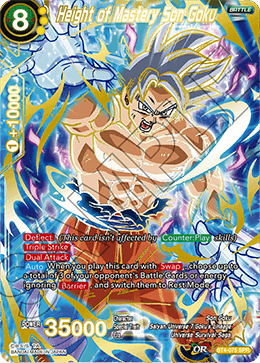 BT4-075 - Height of Mastery, Son Goku - Special Rare (SPR)