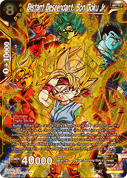 BT4-123 - Distant Descendant, Son Goku Jr. - Secret Rare (SCR)