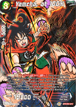 BT5-009 - Yamcha, at 100% - Special Rare (SPR)