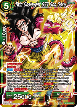 BT5-055 - Twin Onslaught, SS4 Son Goku - Super Rare (SR)