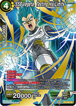 BT5-083 - SSB Vegeta, Testing His Limits - Super Rare (SR)