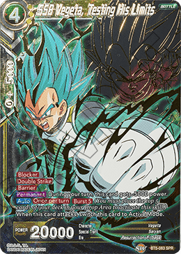 BT5-083 - SSB Vegeta, Testing His Limits - Special Rare (SPR)