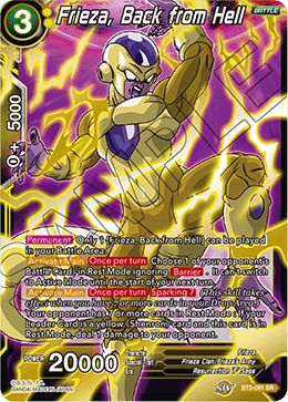 BT5-091 - Frieza, Back from Hell - Super Rare (SR)