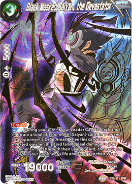 BT5-111 - Black Masked Saiyan, the Devestator - Special Rare (SPR)