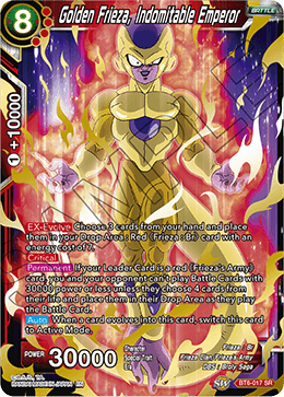 BT6-017 - Golden Frieza, Indomitable Emperor - Super Rare (SR)