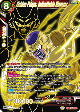 BT6-017 - Golden Frieza, Indomitable Emperor - Special Rare (SPR)