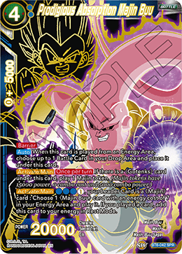 BT6-042 - Prodigious Absorbtion Majin Buu - Special Rare (SPR)