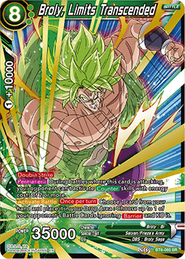 BT6-060 - Broly, Limits Transcended - Super Rare (SR)