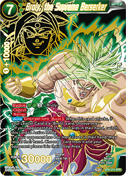 BT6-074 - Broly, the Supreme Berserker - Special Rare (SPR)