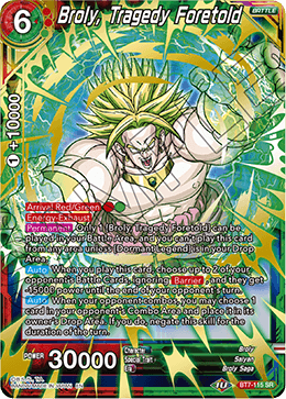 BT7-115 - Broly, Tragedy Foretold - Super Rare (SR)