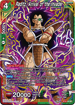 BT8-105 - Raditz, Arrival of the Invader - Super Rare (SR)