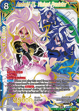 BT8-122_SPR - Android 21, Violent Predator (Banned) - Special Rare (SPR)