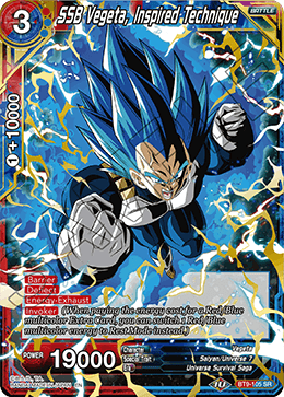 BT9-105 - SSB Vegeta, Inspired Technique - Super Rare (SR)