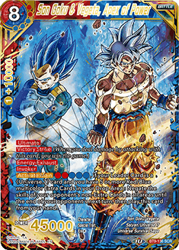 BT9-136 - Son Goku & Vegeta, Apex of Power - Secret Rare (SCR)