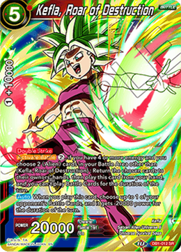 DB1-012 - Kefla, Roar of Destruction - Super Rare (SR)