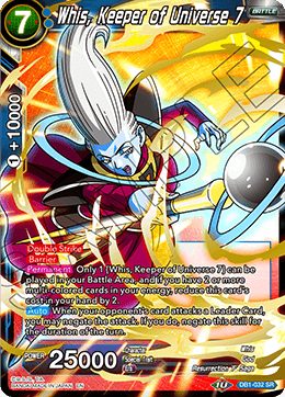 DB1-032 - Whis, Keeper of Universe 7 - Super Rare (SR)