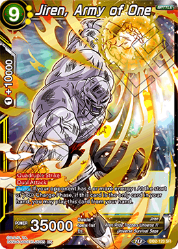 DB2-123 - Jiren, Army of One - Super Rare (SR)