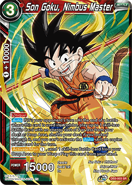 DB3-003 - Son Goku, Nimbus Master - Super Rare (SR)