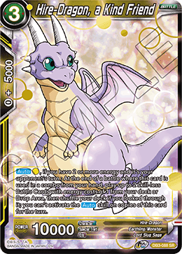 DB3-088 - Hire-Dragon, a Kind Friend - Super Rare (SR)