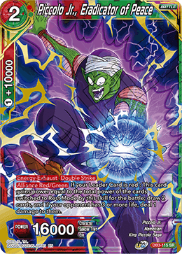 DB3-115 - Piccolo Jr., Eradicator of Peace - Super Rare (SR)