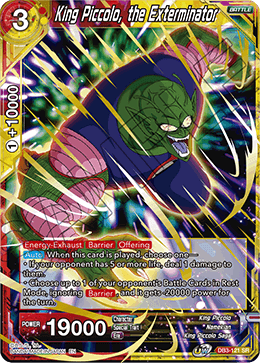 DB3-121 - King Piccolo, the Exterminator - Super Rare (SR)