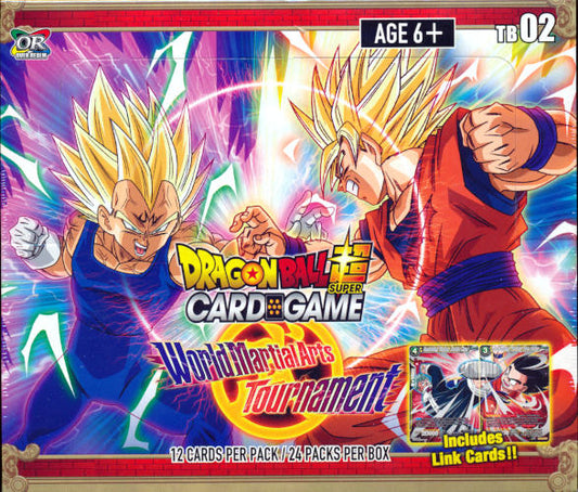 Dragon Ball Super DBS-TB02 "World Martial Arts Tournament" Booster Box