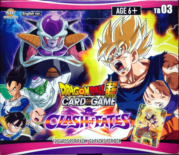 Dragon Ball Super DBS-TB03 "Clash of Fates" Booster Box