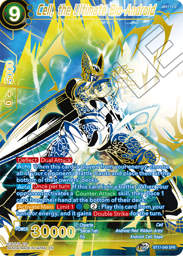 BT17-049 - Cell, the Ultimate Bio-Android (V.2 - Special Rare) - Special Rare (SPR)