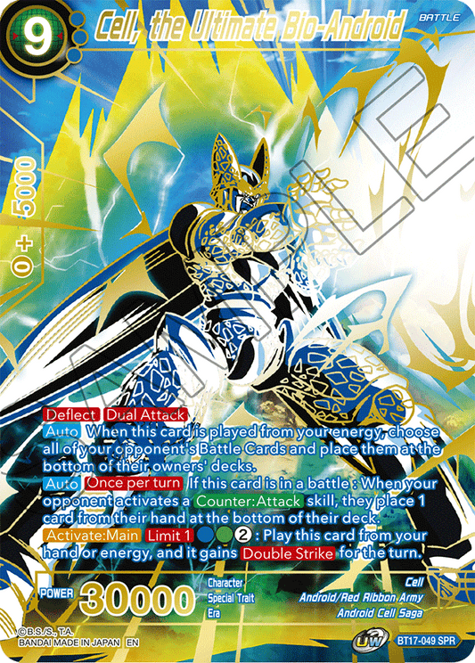 BT17-049 - Cell, the Ultimate Bio-Android (V.2 - Special Rare) - Special Rare (SPR)
