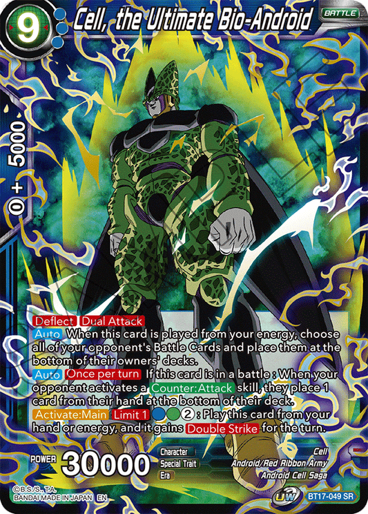 BT17-049 - Cell, the Ultimate Bio-Android (V.1 - Super Rare) - Super Rare [SR]