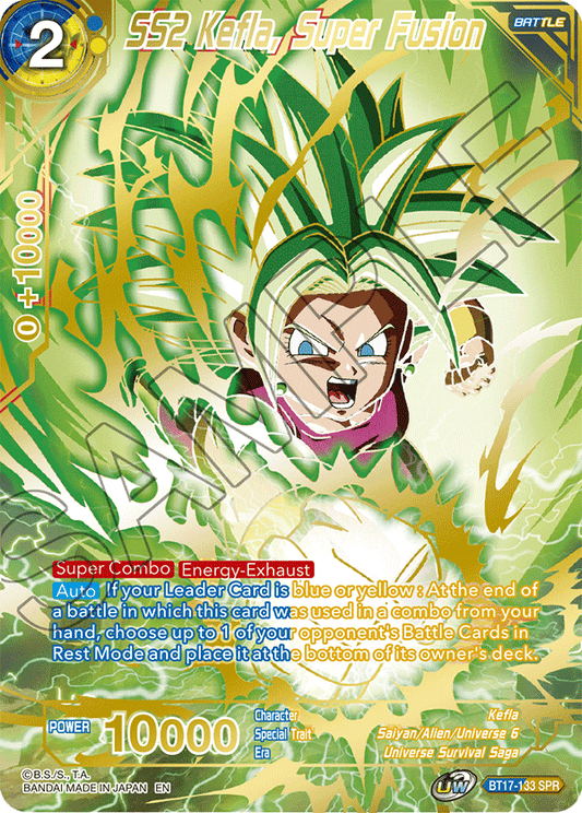 BT17-133 - SS2 Kefla, Super Fusion (V.2 - Special Rare) - Special Rare (SPR)