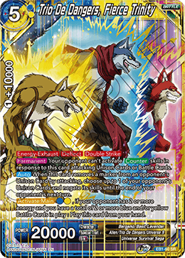 EB1-060 - Trio De Dangers, Fierce Trinity - Super Rare (SR)