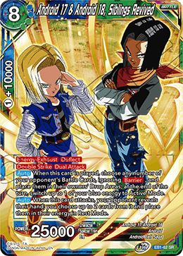 EB1-062 - Android 17 & Android 18, Siblings Revived - Super Rare (SR)