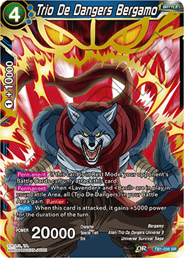 TB1-035 - Trio De Dangers Bergamo - Super Rare (SR)