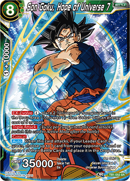 TB1-052 - Son Goku, Hope of Universe 7 (LIMITED) - Super Rare (SR)