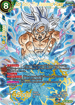 TB1-097 - Son Goku, The Awakened Power - Secret Rare (SCR)