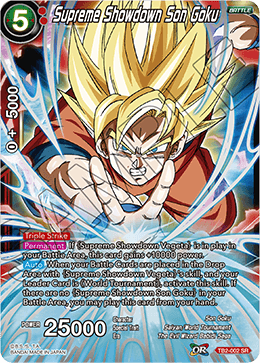 TB2-002 - Supreme Showdown Son Goku - Super Rare (SR)