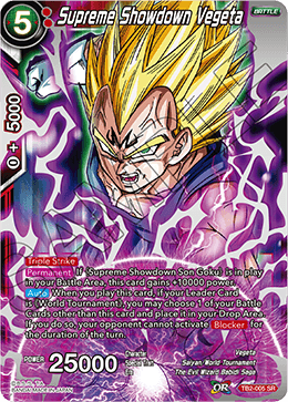 TB2-005 - Supreme Showdown Vegeta - Super Rare (SR)