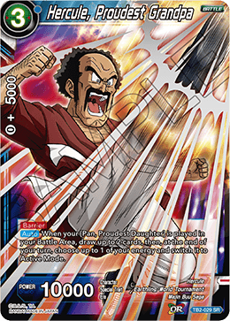 TB2-029 - Hercule, Proudest Grandpa - Super Rare (SR)