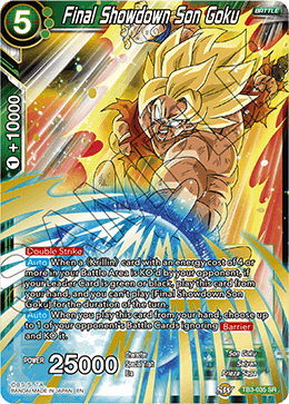 TB3-035 - Final Showdown Son Goku - Super Rare (SR)