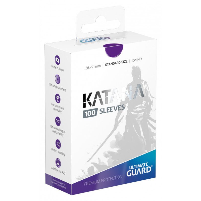 Ultimate Guard Katana Standard Size Card Sleeves (100) - Purple